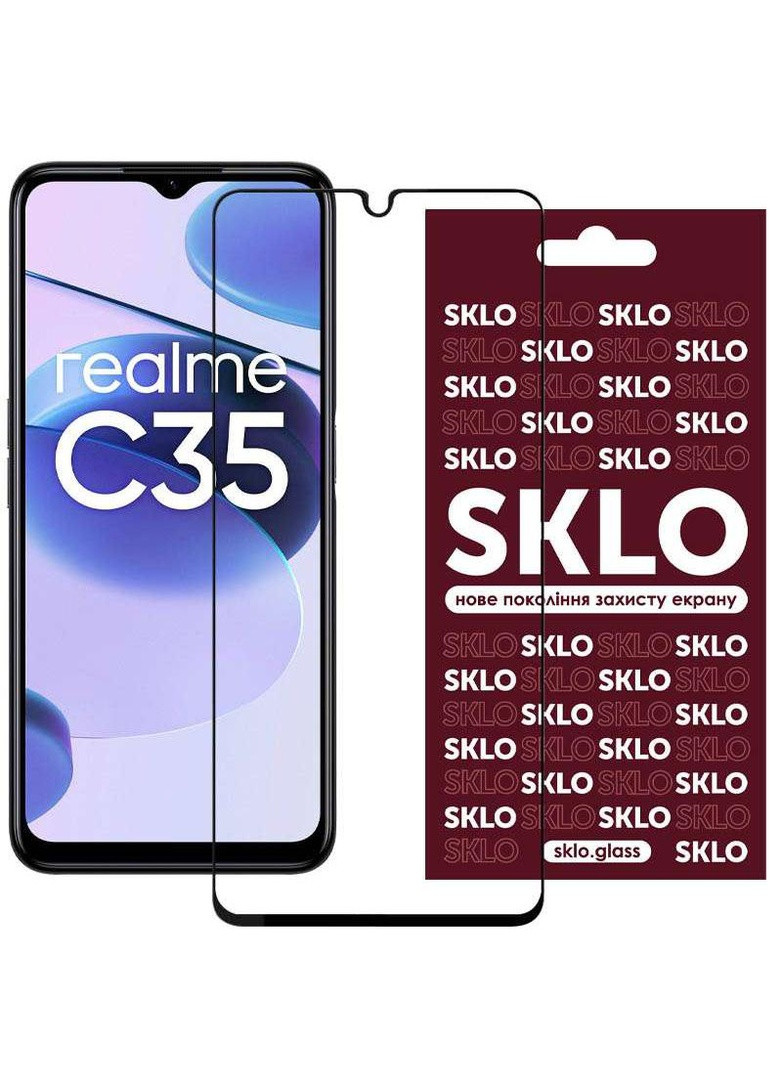 Защитное 3D стекло для Realme C35 SKLO (258597494)