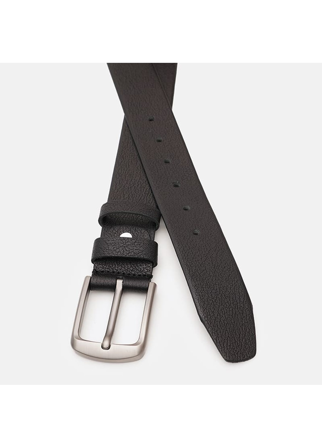 Шкіряний чоловічий ремінь Borsa v1125dpl04-чорна шкіря Borsa Leather (266143131)