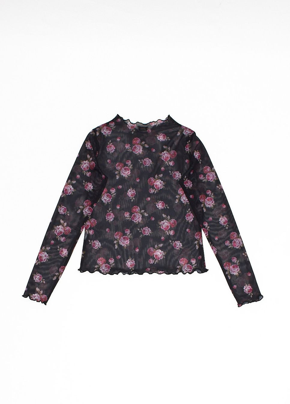 Топ демісезон,чорний в квіти,Pimkie No Brand (265011046)
