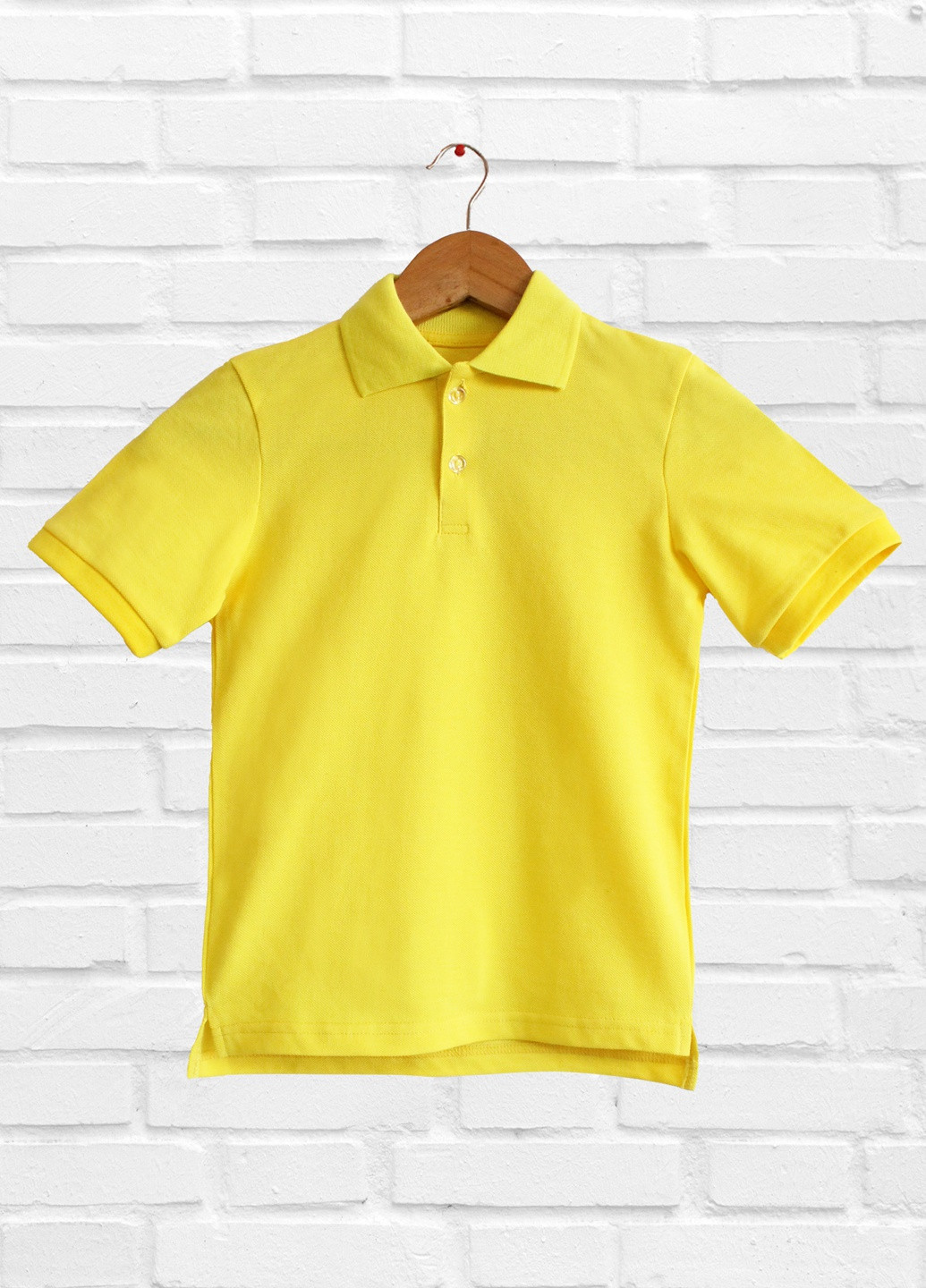 Светло-желтая летняя футболка детская, светло-жёлтая, хлопковая дм471/1-43 Malta