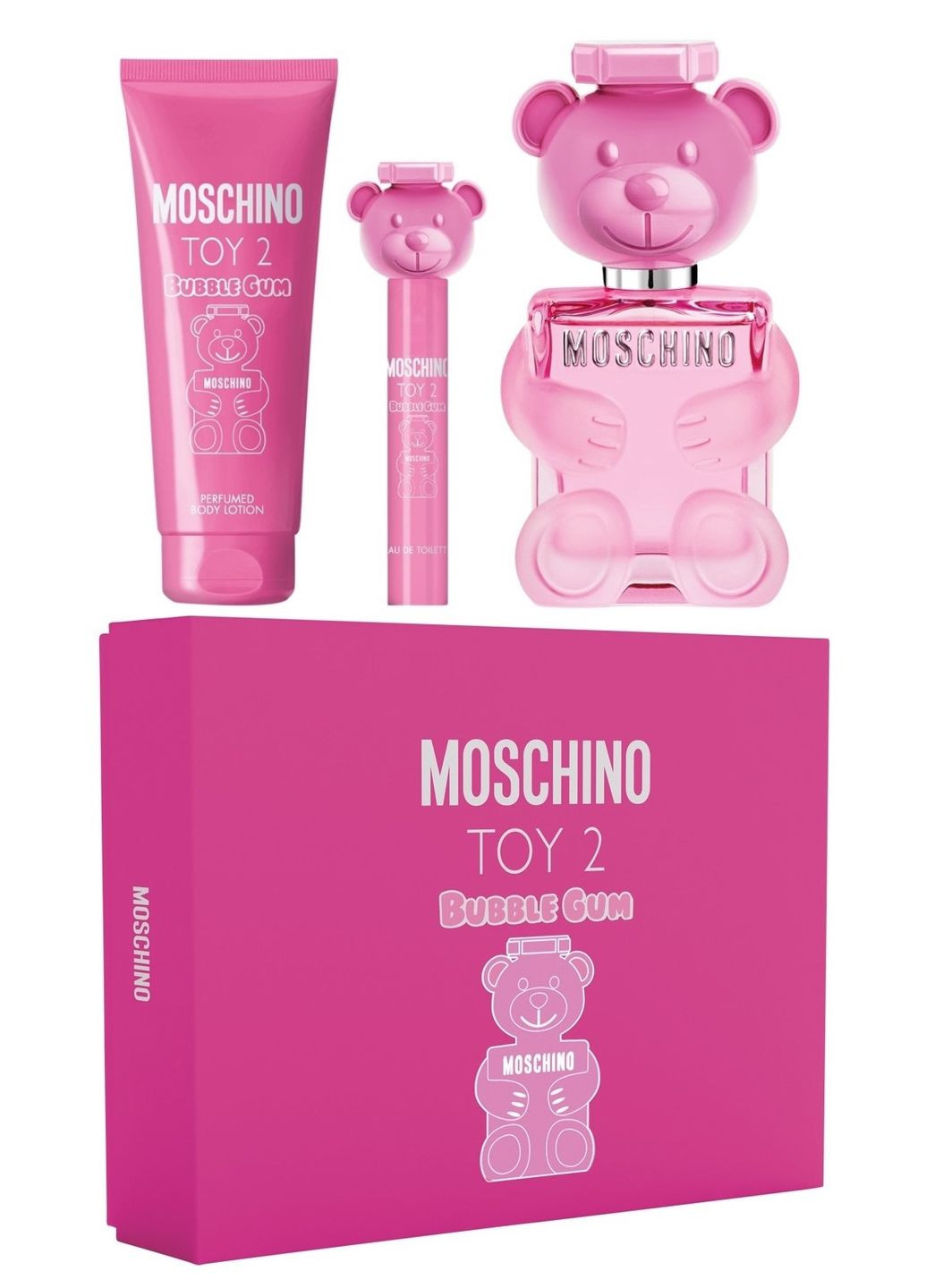 Подарунковий набір Toy 2 Bubble Gum (100 мл + 10 мл + 100 мл) Moschino (260474205)