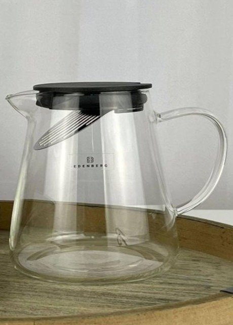 Чайник для заварювання скляний термостійкий до 500° 950 мл Edenberg (271679554)