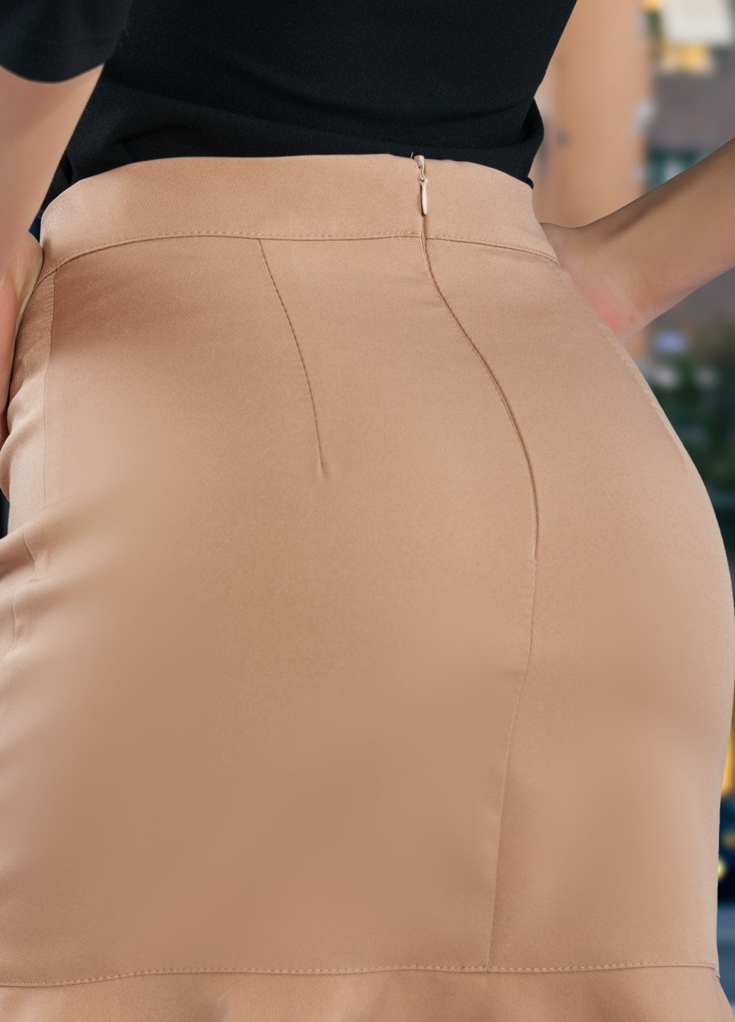 Спідниці Коротка спідниця з імітацією запаху та воланом (УТ000057033) Lemanta (259482101)