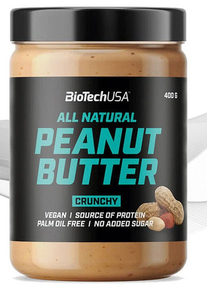 Peanut Butter 400 g /16 servings/ Crunchy Biotechusa (256722921)