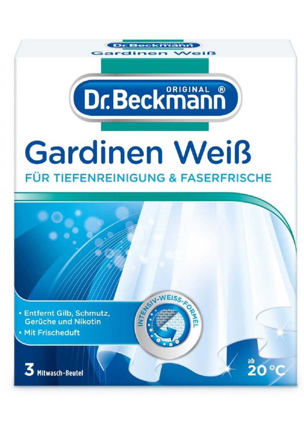 Відбілювач для штор та гардин Gardinen WeiB 3х40гр Dr. Beckmann (258700829)