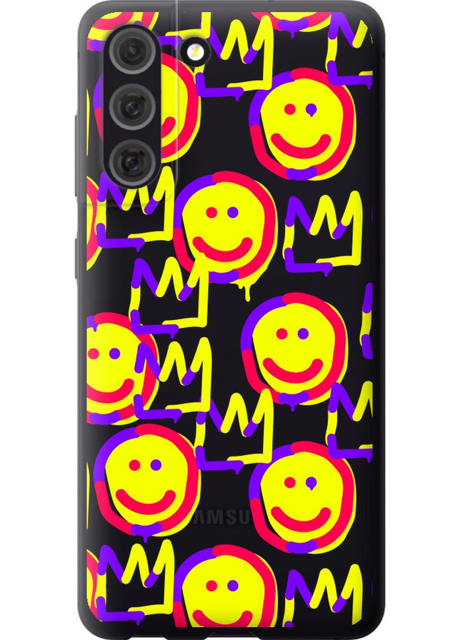 Силиконовый чехол 'Смайлики v2' для Endorphone Samsung Galaxy S21 FE (258211478)