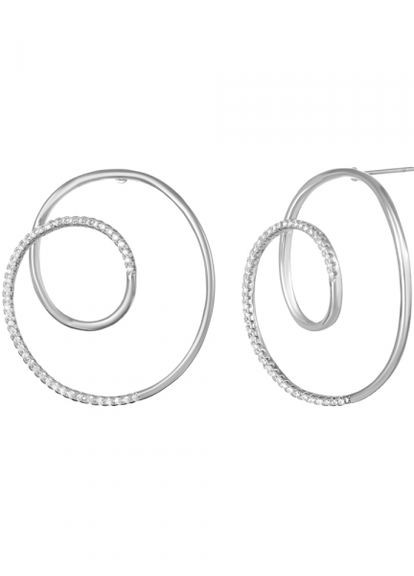 Делікатні сережки Спіраль Sincera (276963952)