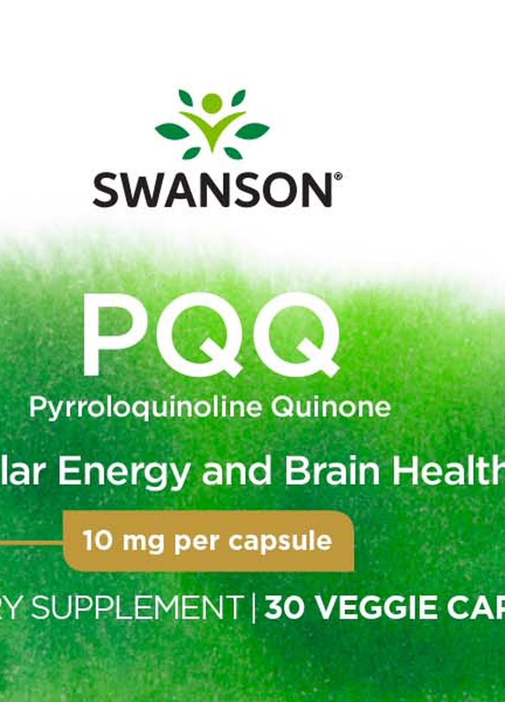 Пирролохинолинхинон PQQ Pyrroloquinoline Quinone 10 mg 30 Veg Caps Swanson (265151966)