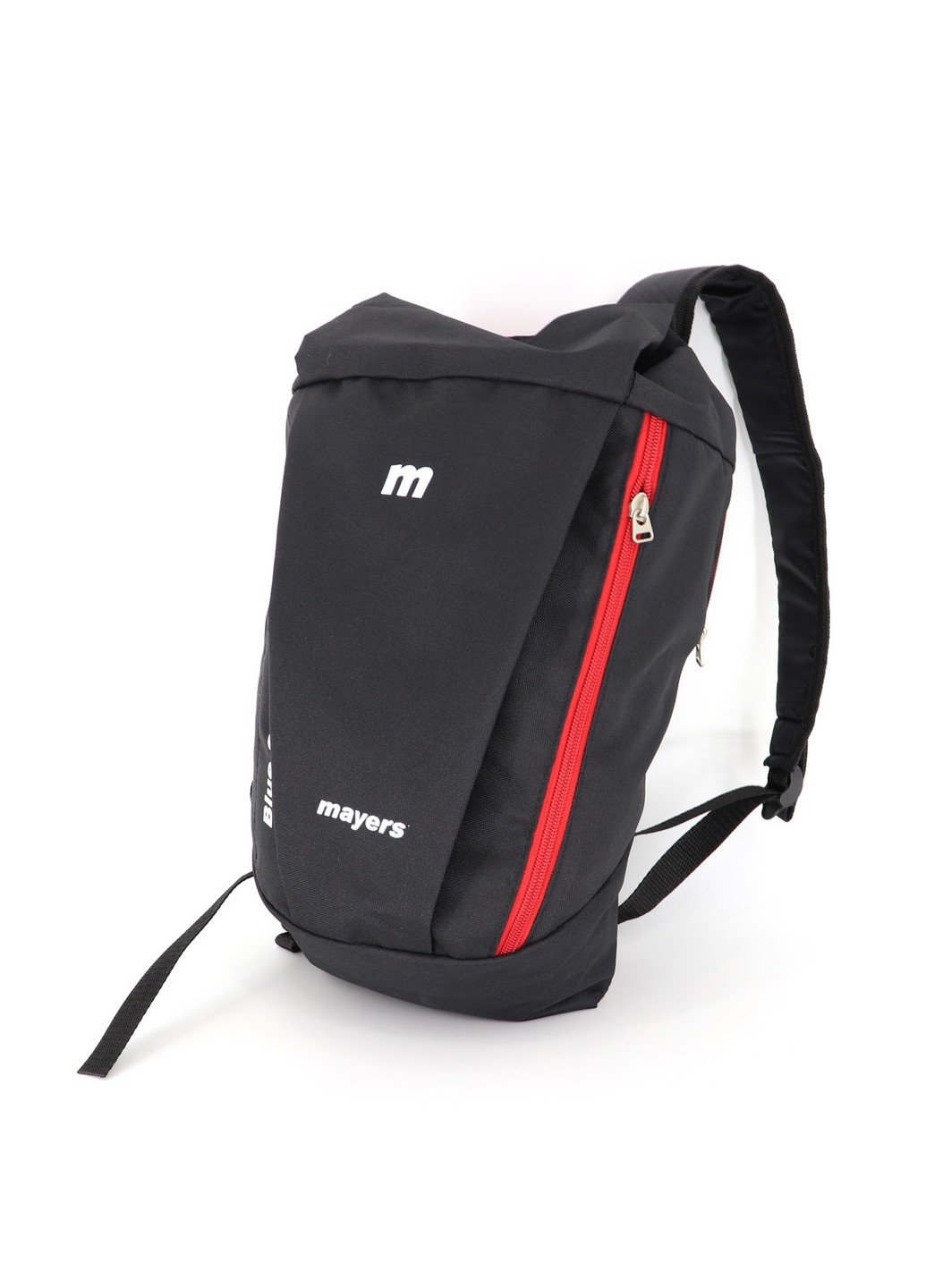 Черный детский спортивный рюкзак Mayers с красной молнией унисекс для школы тренировок и прогулок 10 литров No Brand (258591323)