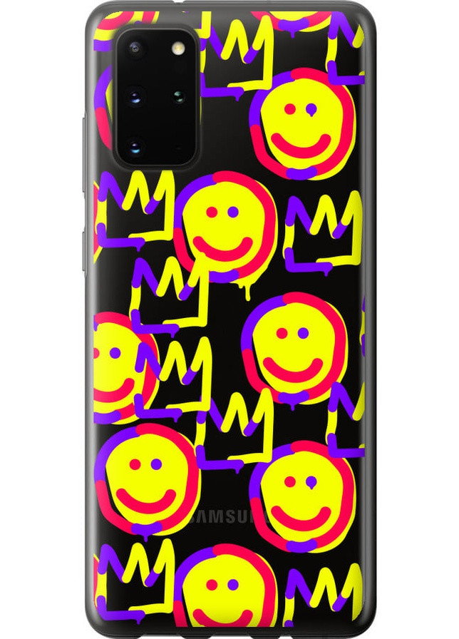 2D пластиковый чехол 'Смайлики v2' для Endorphone Samsung Galaxy S20 Plus (258212308)