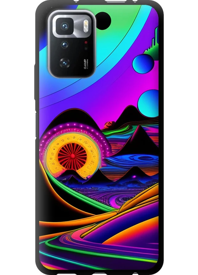TPU чорний чохол '5620' для Endorphone Xiaomi Poco X3 GT (258211140)