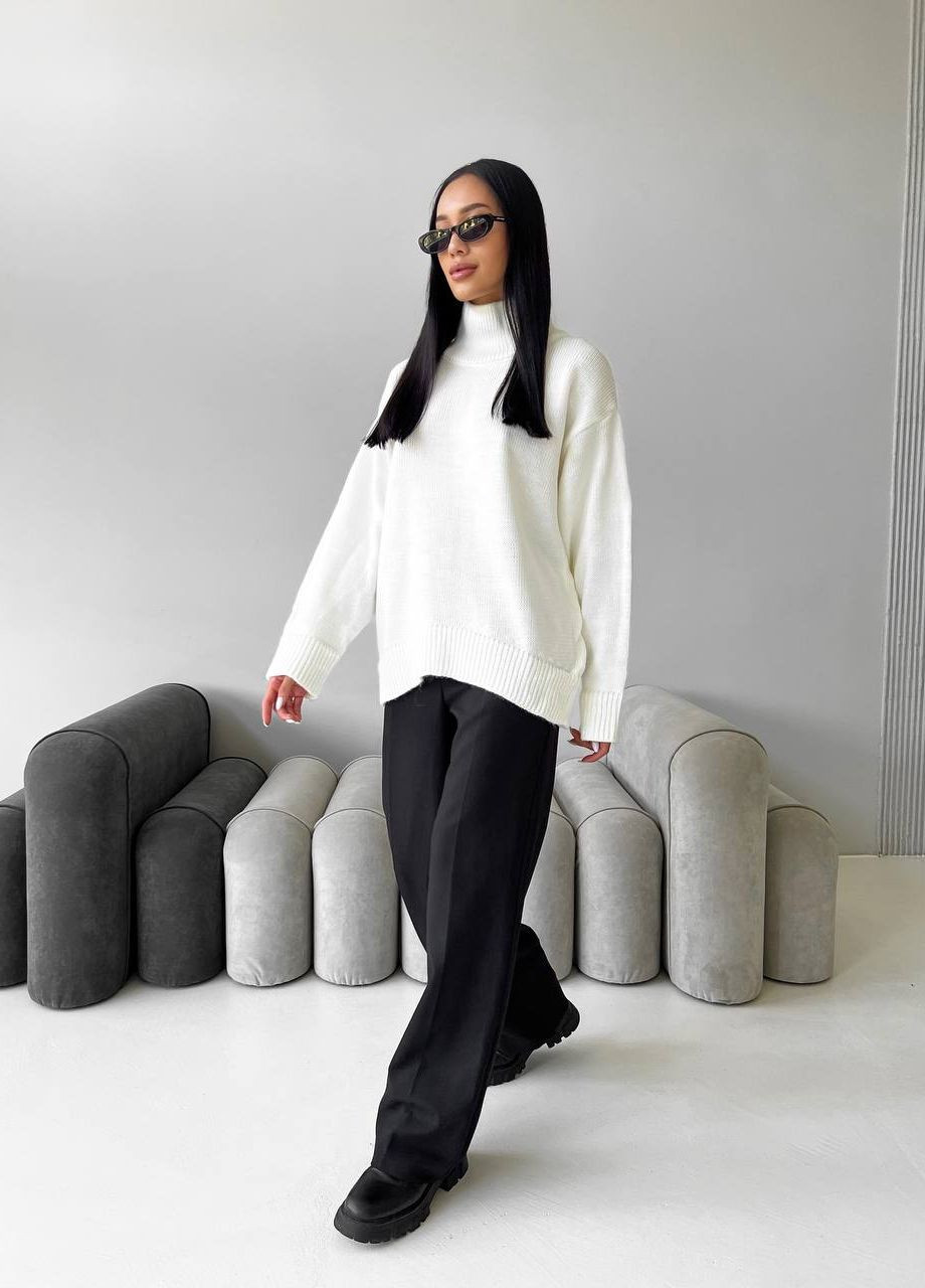Жіночий светр колір молочний р.42/46 441964 New Trend (263134250)