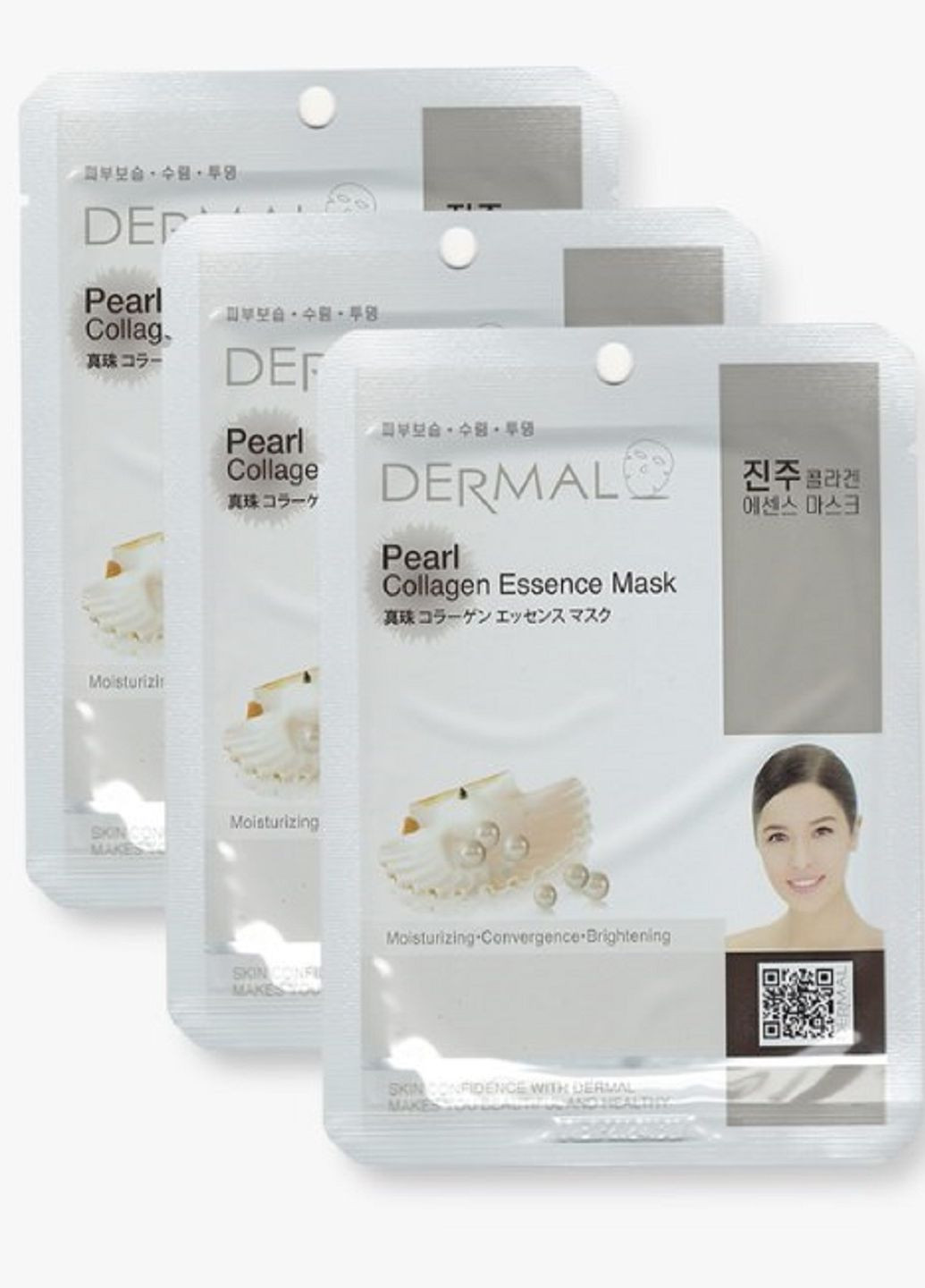 Колагенова маска Pearl Collagen Essence Mask c перловою пудрою Dermal (262604282)