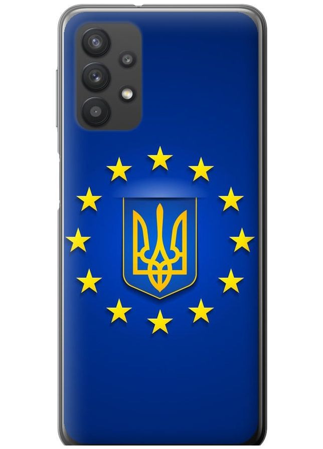 Силіконовий чохол 'Евросоюз 6' для Endorphone Samsung Galaxy A32 A325F (269353064)