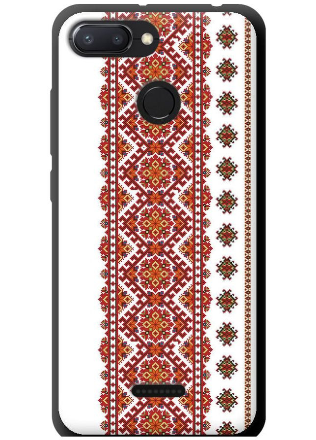 TPU черный чехол 'Вышиванка 13' для Endorphone Xiaomi Redmi 6 (269360172)
