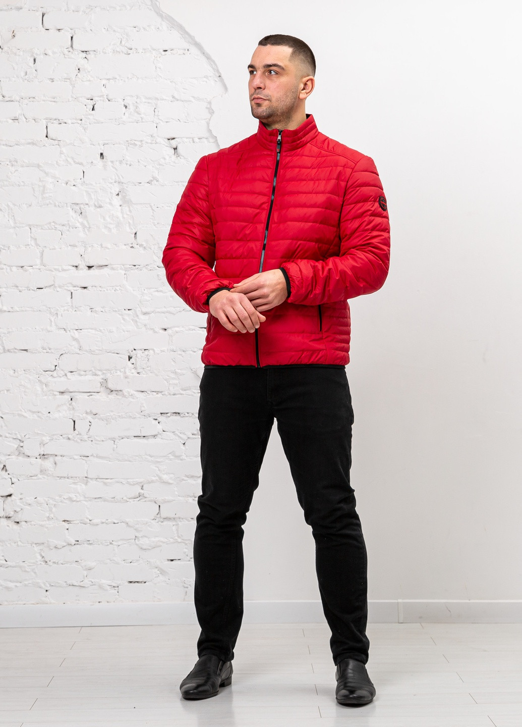 Красная демисезонная мужская весенняя куртка большого размера бренд vavalon SK