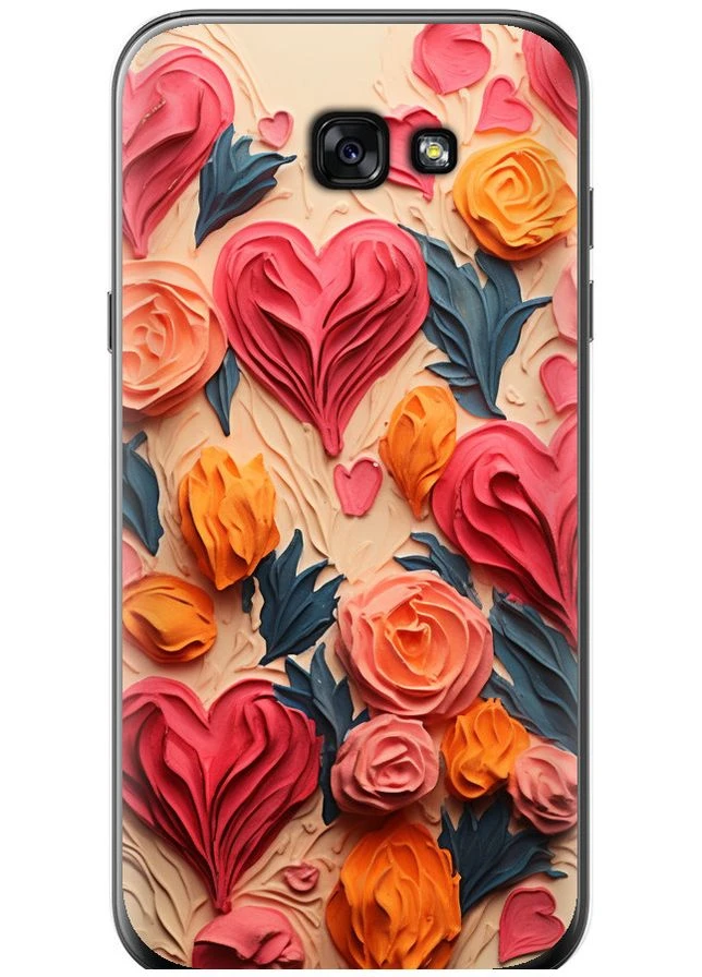 2D пластиковий чохол 'Сердечка 3' для Samsung Galaxy A7 (2017) Endorphone Samsung Galaxy A7 (2017) (267232400)