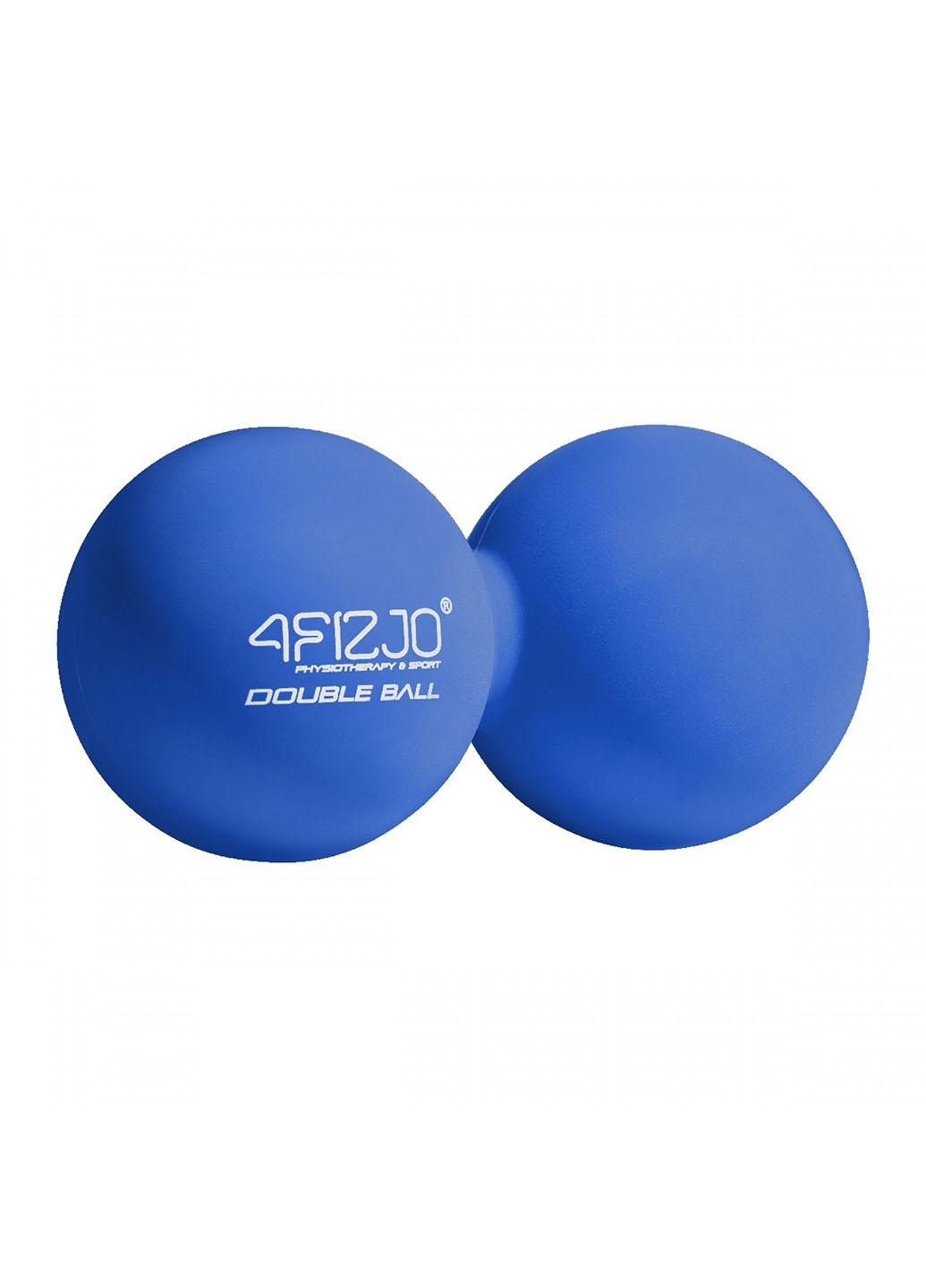 Масажний м'яч подвійний Lacrosse Double Ball 6.5 x 13.5 см 4FJ0323 Blue 4FIZJO (258316992)
