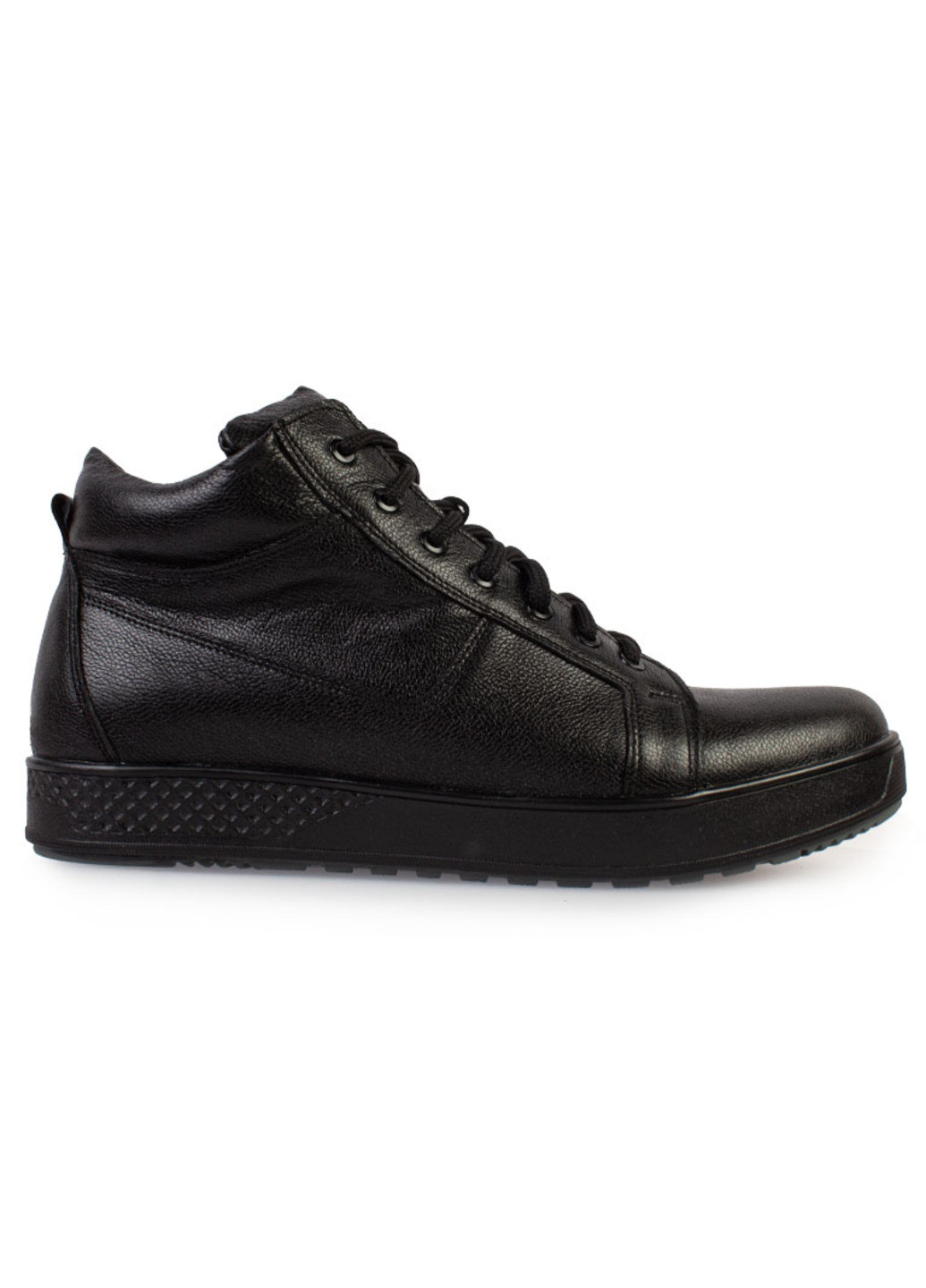 Черные зимние ботинки мужские бренда 9500997_(1) ModaMilano