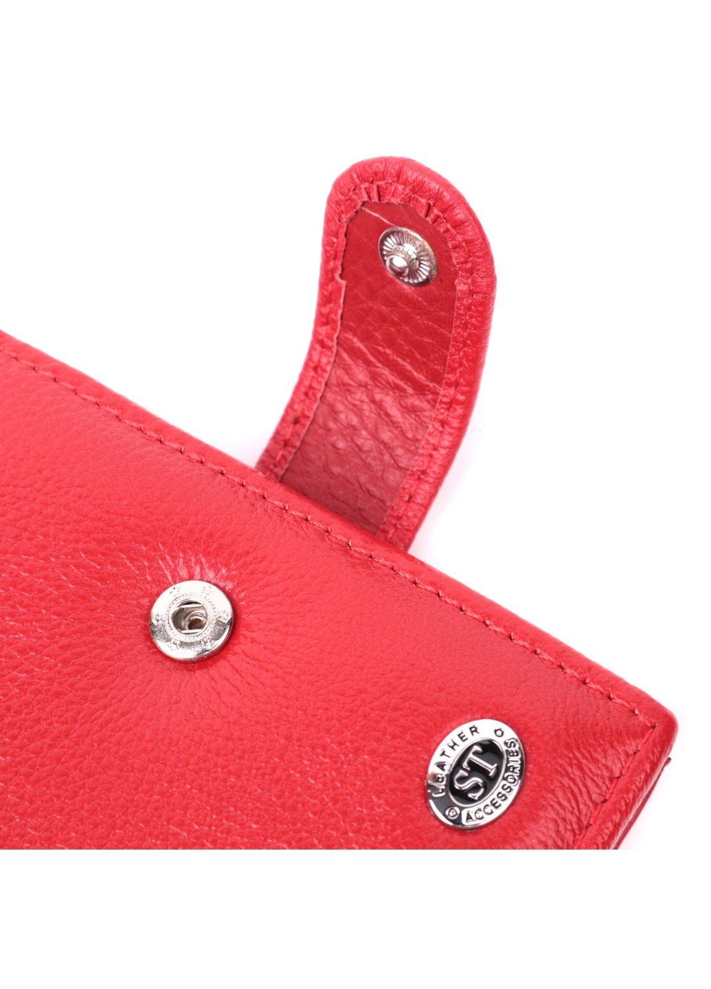 Женский трендовый бумажник из натуральной кожи 22555 Красный st leather (277980560)