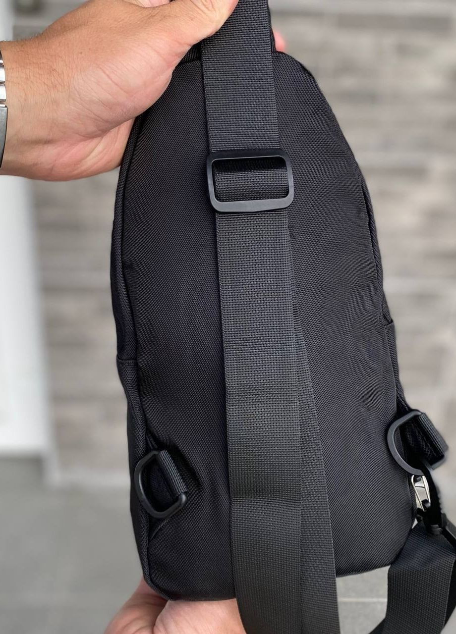 Мужская нагрудная сумка слинг бананка Move to future 15*5*29 - nv33 No Brand (267809599)