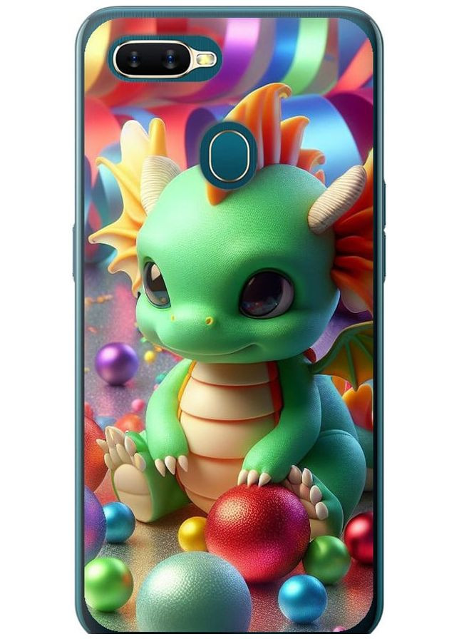 Силиконовый чехол 'Веселый дракончик' для Endorphone Oppo A5S (275461845)