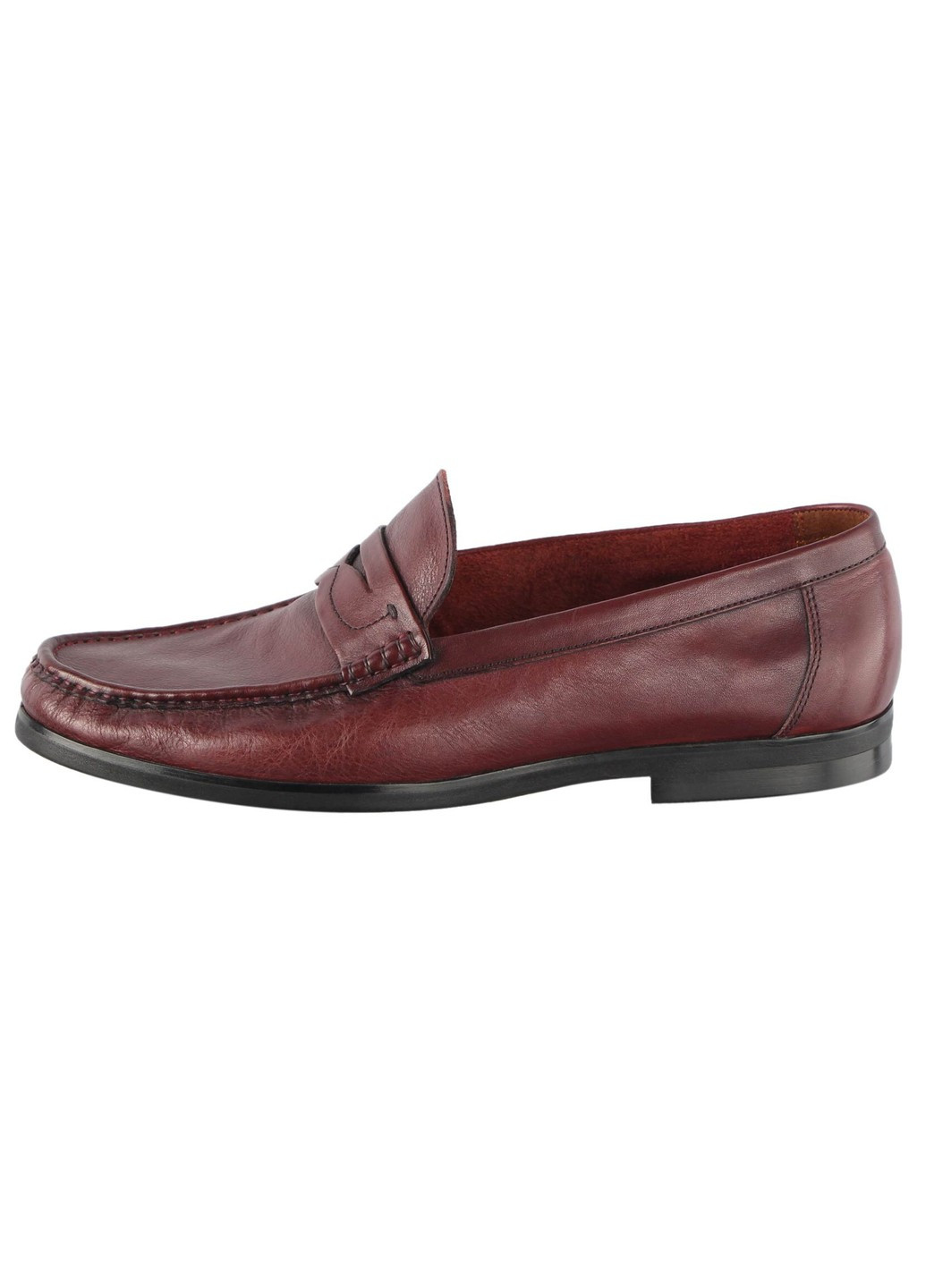 Бордовые мужские классические туфли 31831 Lido Marinozzi без шнурков