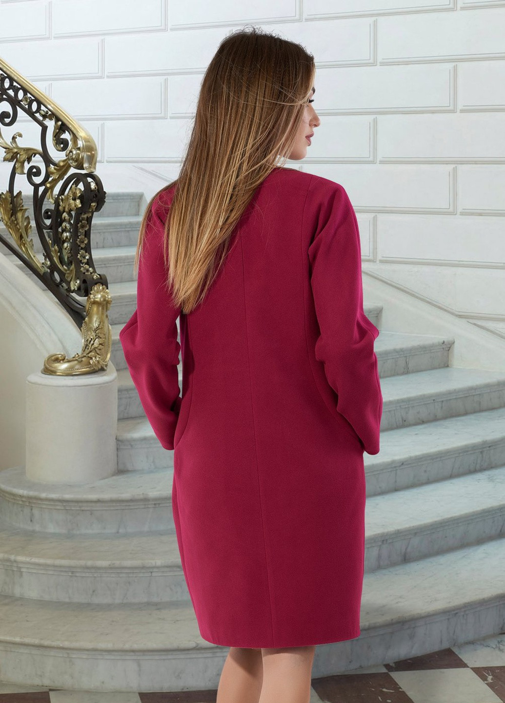 Розовое Жіночий верхній одяг Кашемірове пальто (УТ000052484)15678-161 Lemanta