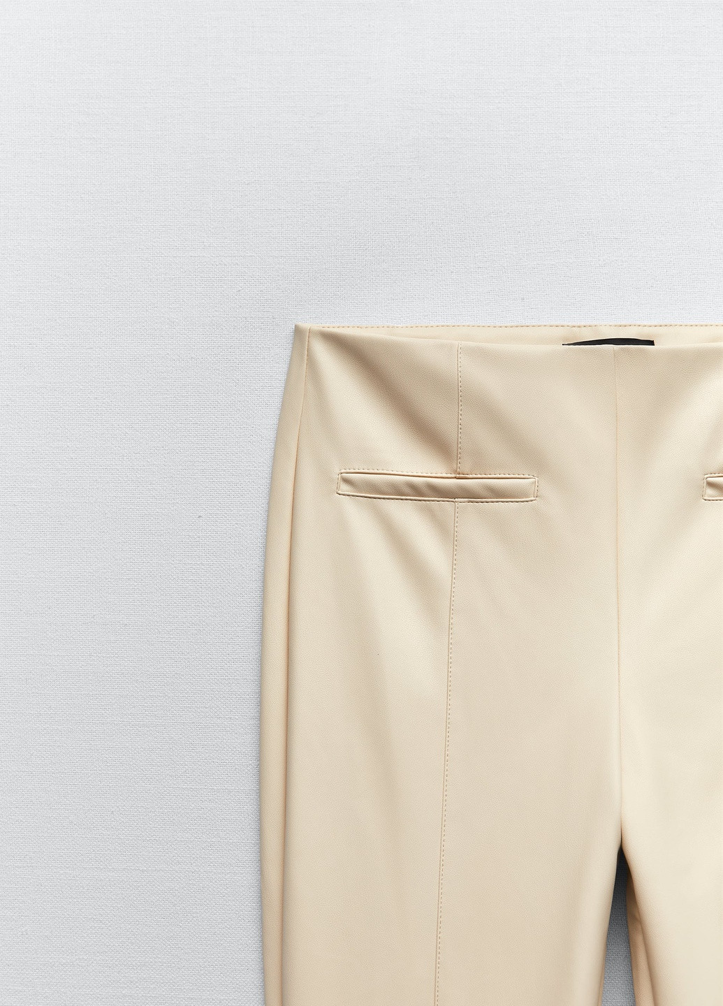 Светло-бежевые летние леггинсы Zara