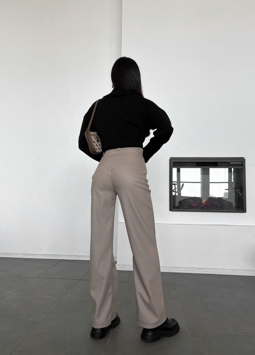Кожаные брюки Larionoff (265621468)