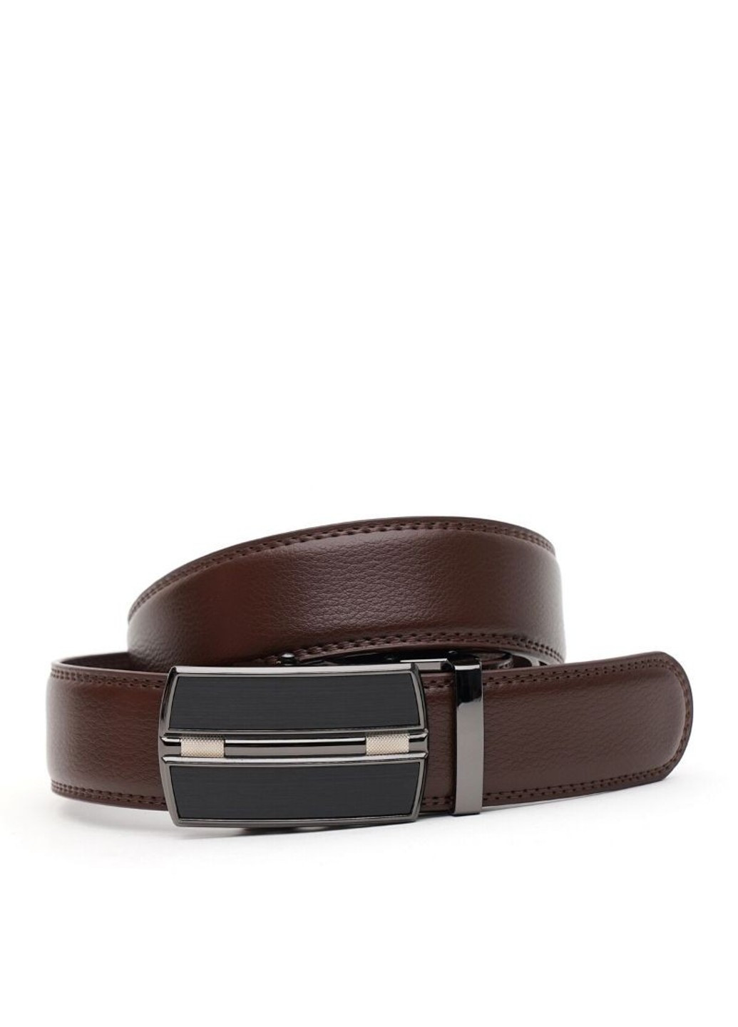 Чоловічий ремінь із натуральної шкіри V1GKX05-brown Borsa Leather (266143146)