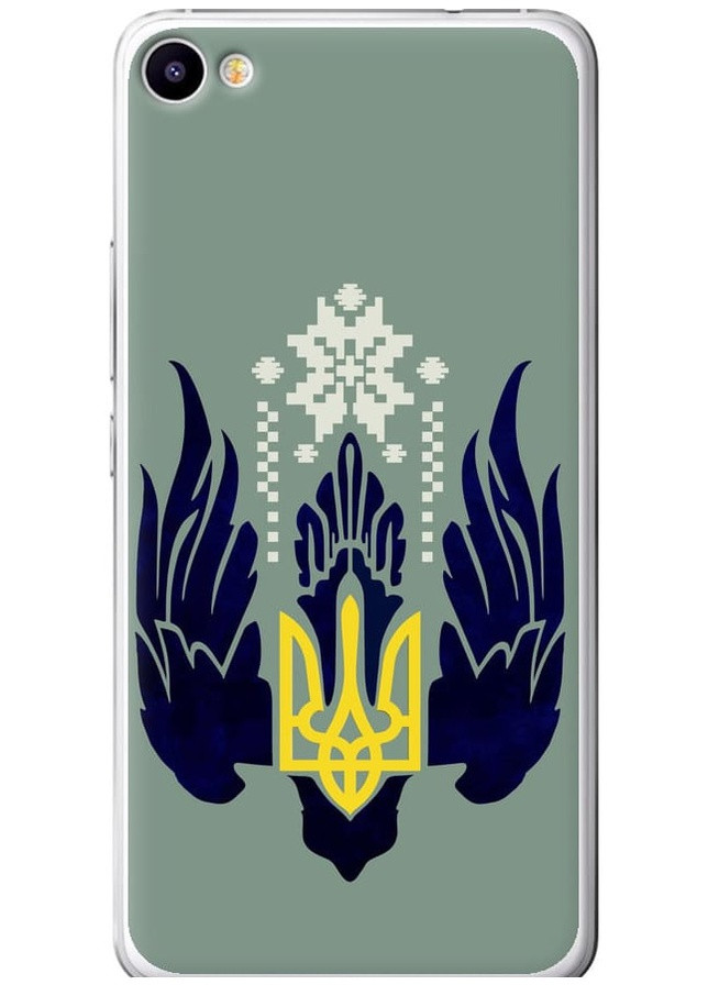 2D пластиковий чохол 'Тризуб із крилами' для Endorphone Meizu U20 (259944744)