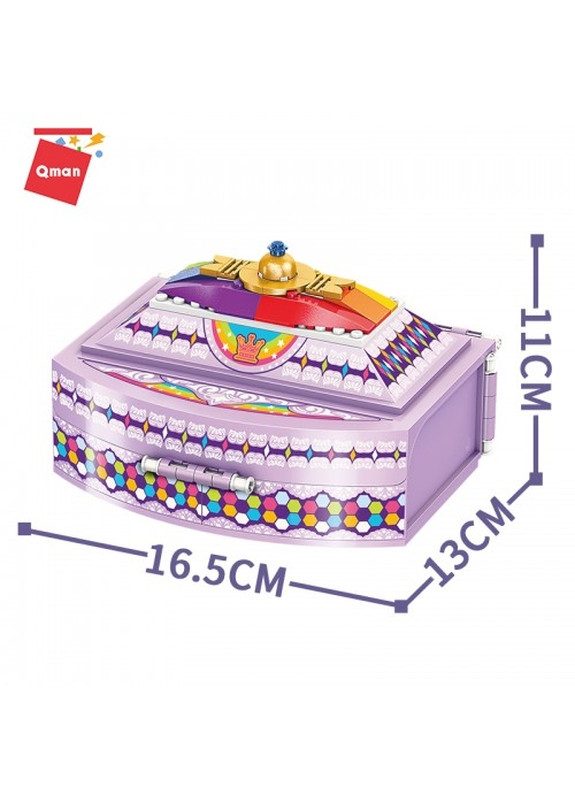 Конструктор QM-32013 Замок принцессы в шкатулке, 301 деталь Qman (269266862)