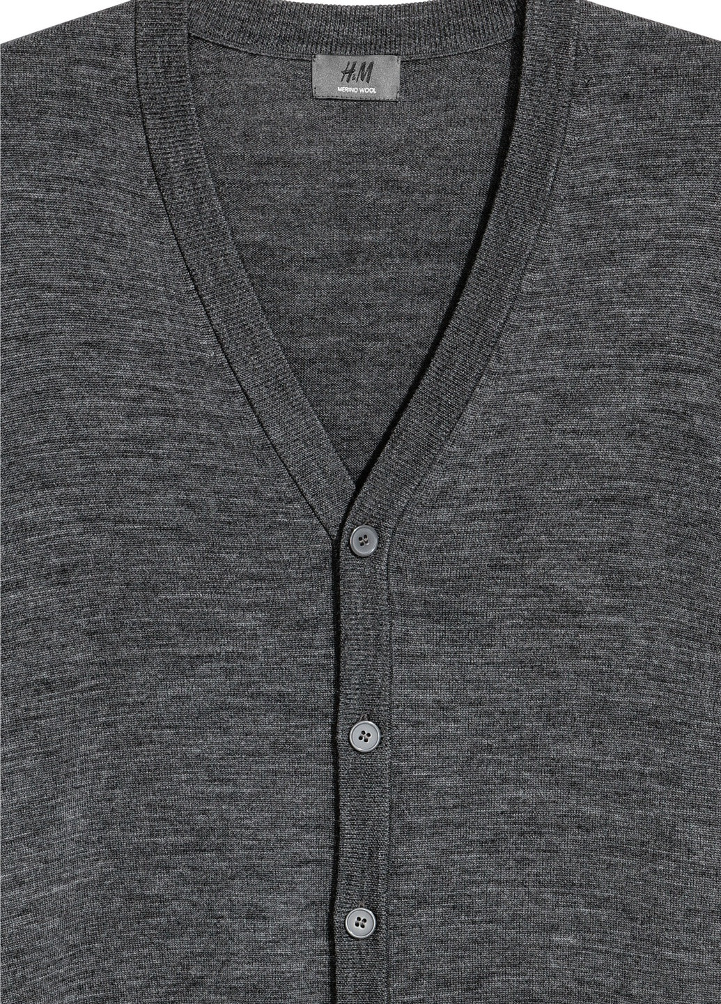 Темно-серый кардиган H&M