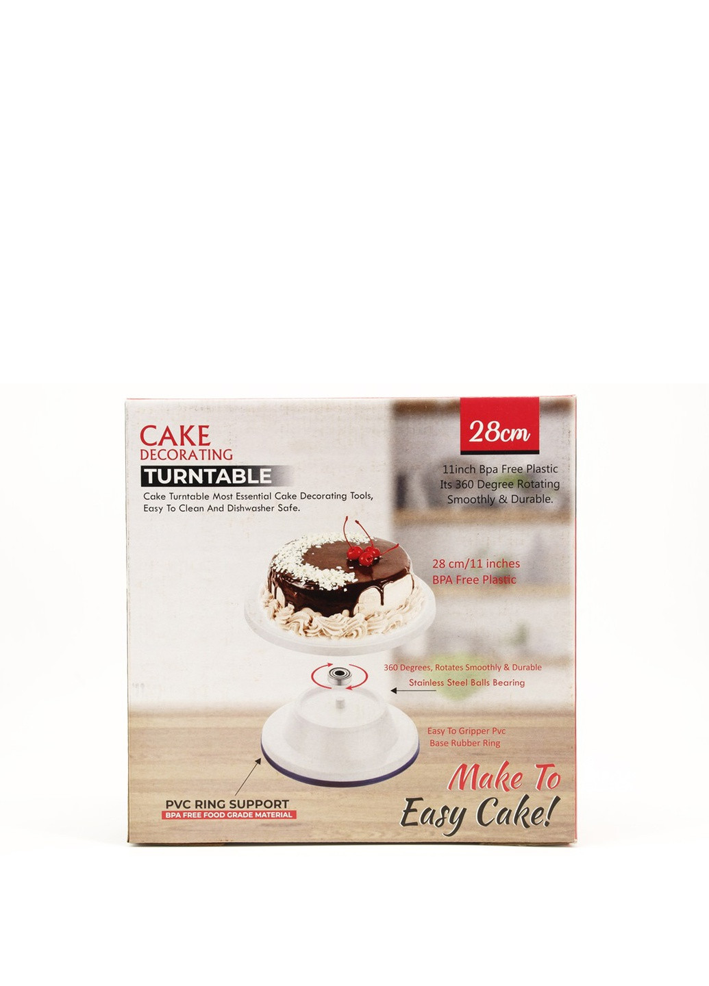 Поворотный стол стойка подставка для украшения торта 280 мм A-Plus (259569325)