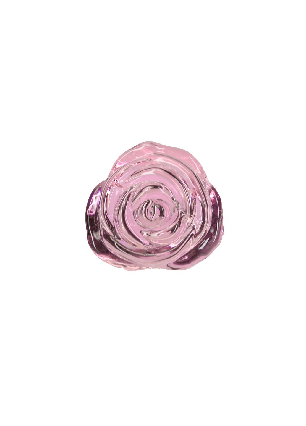 Скляна анальна пробка Rosy Luxurious Glass Anal Plug, ⌀3,3 см, віброкуля в подарунок Pillow Talk (269007148)