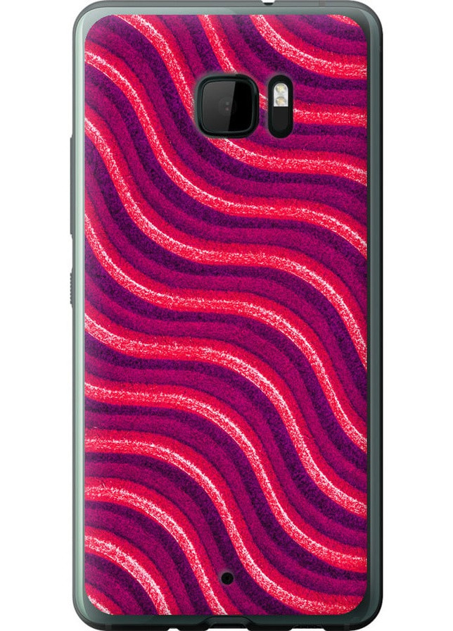 Силиконовый чехол 'Волнистые линии v2' для Endorphone HTC U Ultra (257798331)