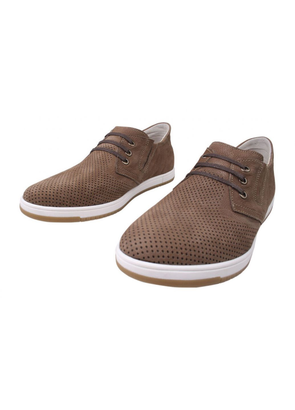 Туфлі чоловічі Нубук, колір капучіно Maxus Shoes 39-20ltcp (257426342)