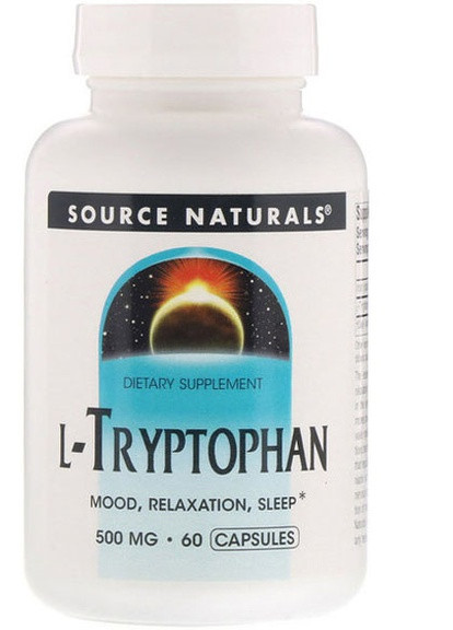 L-Tryptophan 500 mg 60 Caps SNS-01984 Source Naturals (256722054)