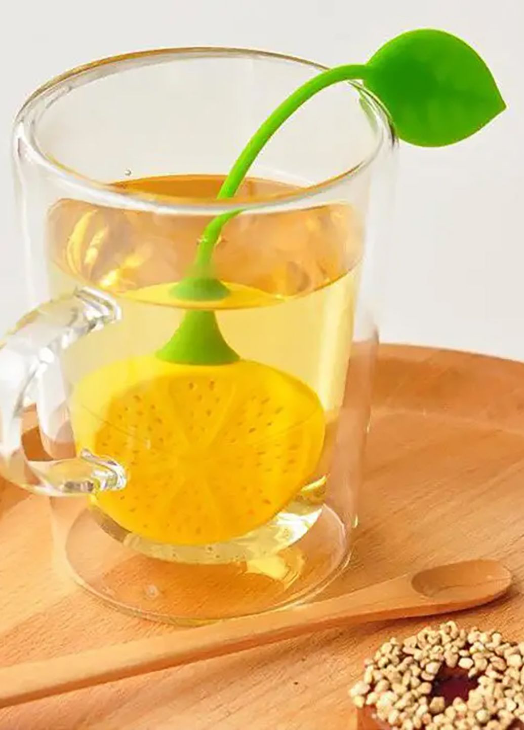 Заварник ситечко для заваривания для чая силиконовый в виде фруктов (лимон) Kitchen Master (274060151)