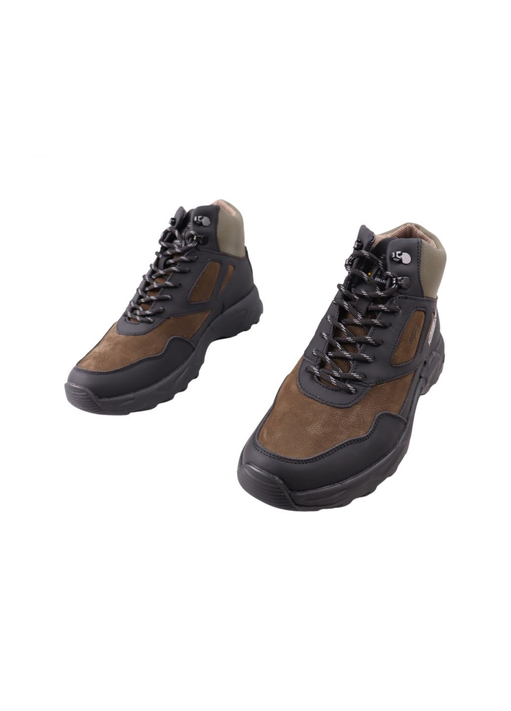 Черевики чоловічі зелені натуральний нубук Brave 259-24ZHS (263350009)