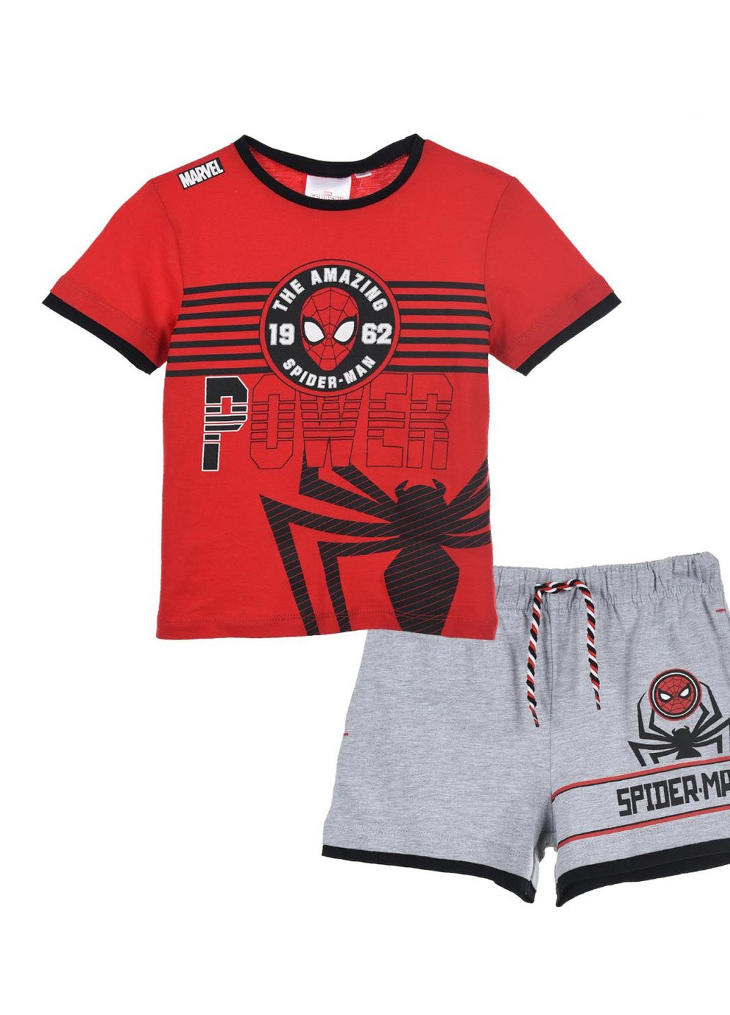 Червоний літній комплект (футболка, шорти) spider man (людина павук) ue11042 Disney