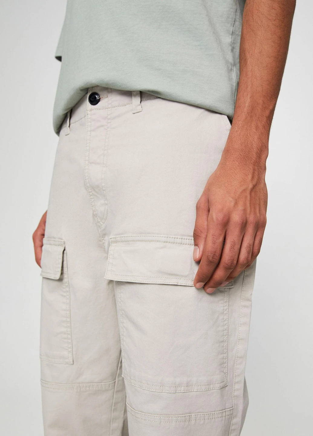 Штани демісезон,світло-бежевий, Pull & Bear (258047290)