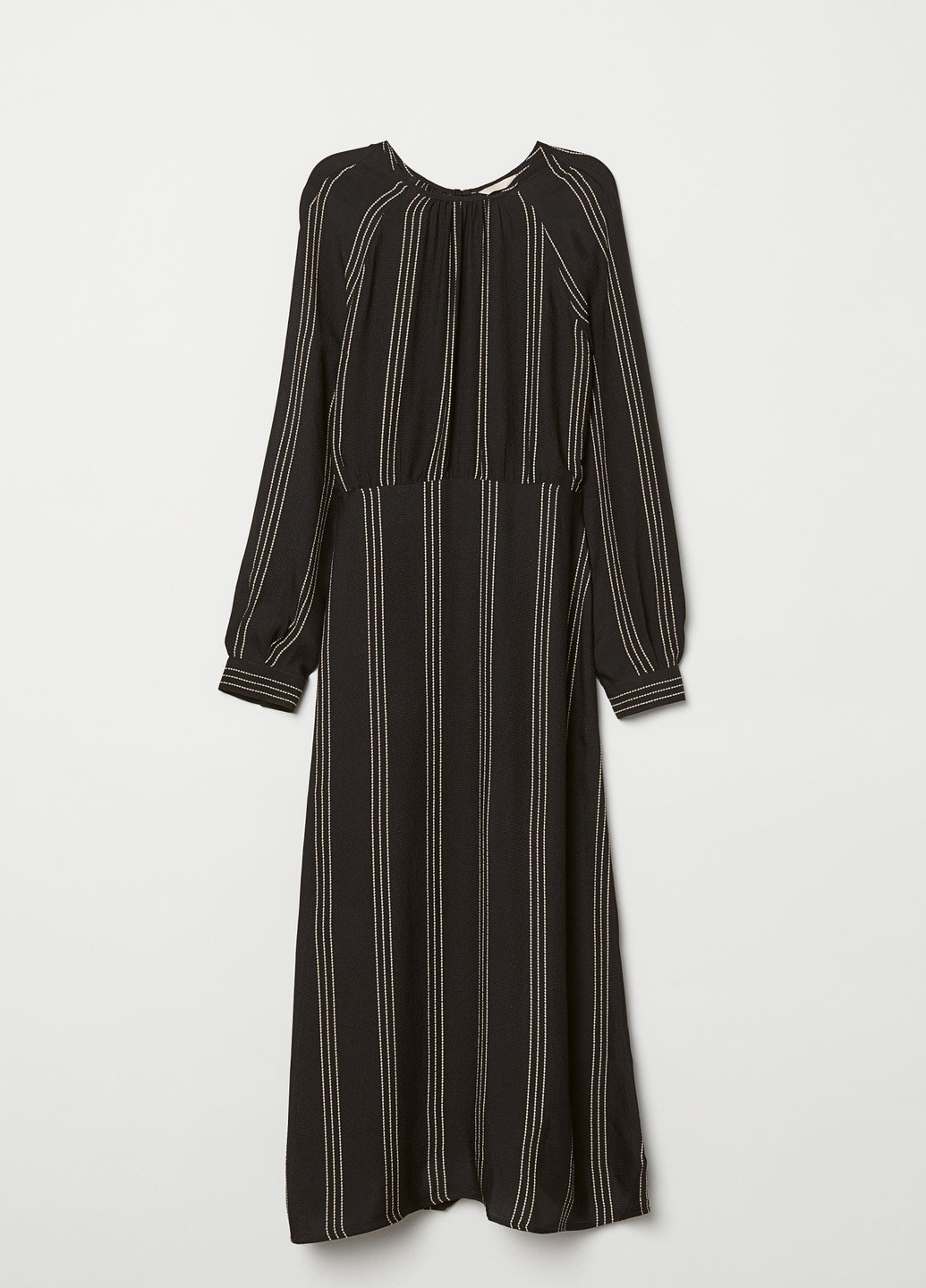 Чорна кежуал плаття, сукня H&M в смужку