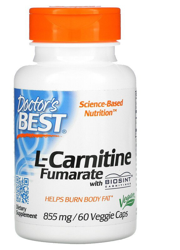 L-Carnitine Fumarate 855 mg 60 Veg Caps Doctor's Best (256722671)