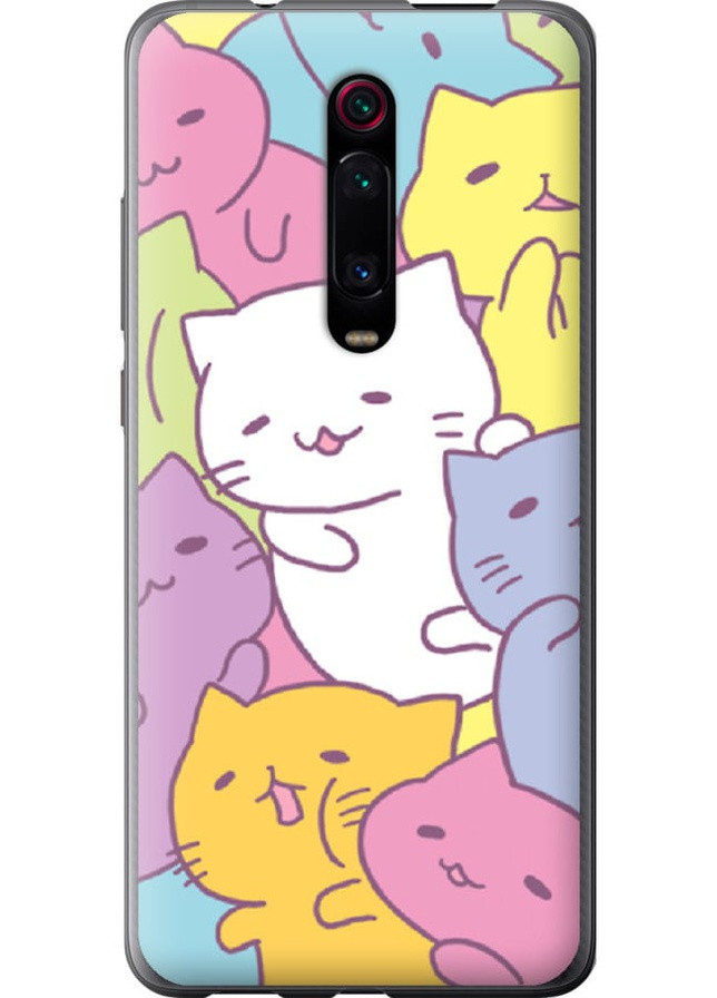 2D пластиковый чехол 'Котики' для Endorphone Xiaomi Mi 9T (258261937)
