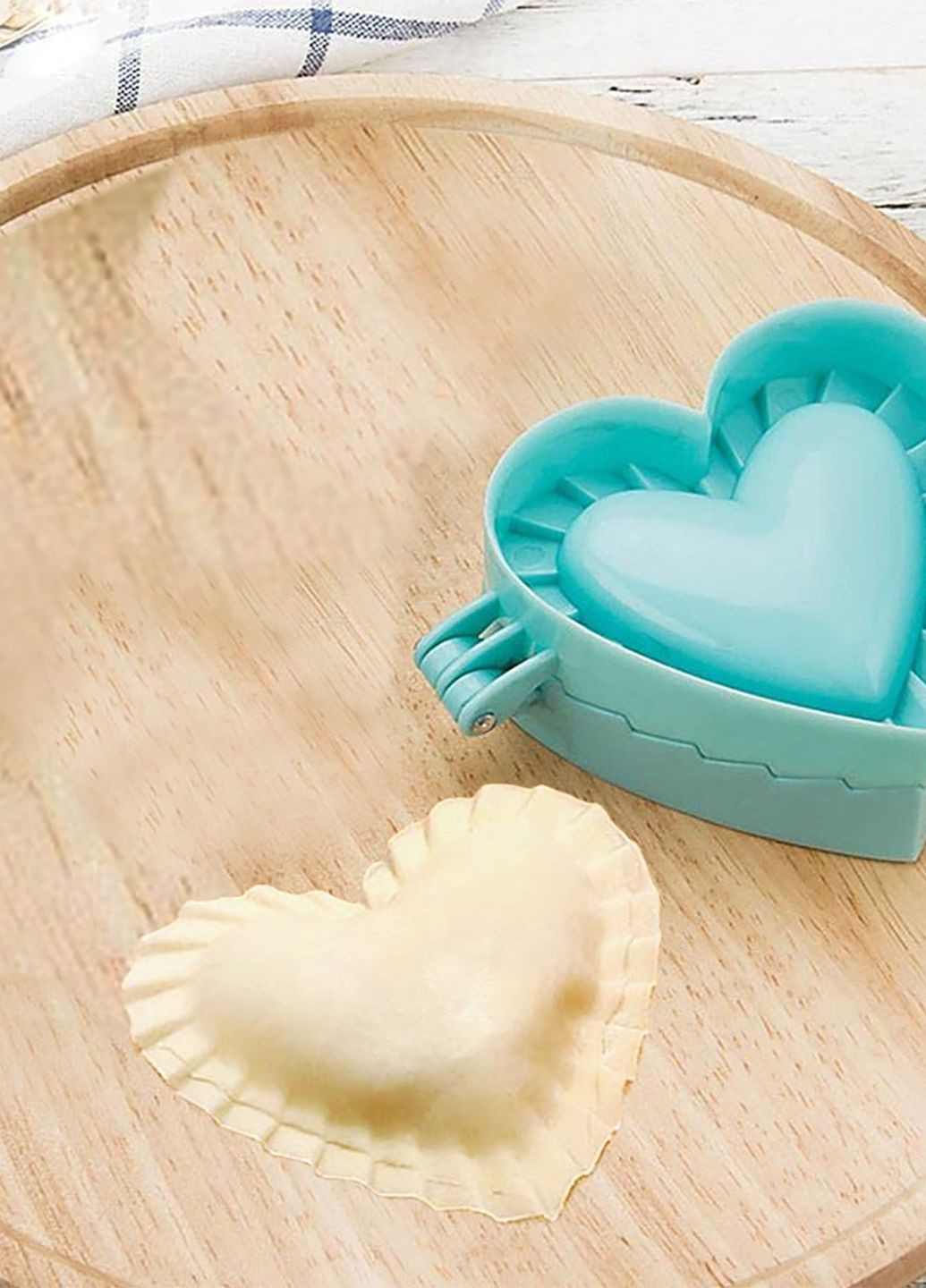 Форма ліплення для пельменів, вареників та равіолі у вигляді серця Kitchen Master (277962471)