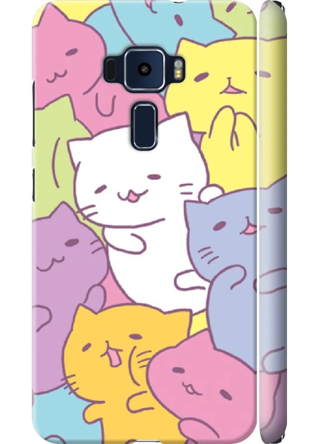3D пластиковий матовий чохол 'Кошенята ' для Endorphone Asus Zenfone 3 ZE552KL (260027469)