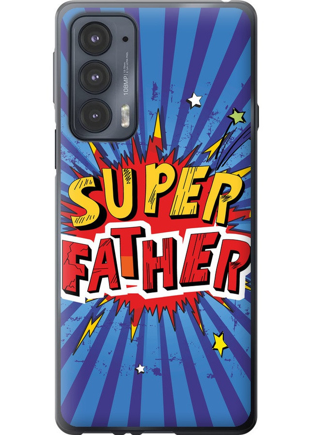 Силиконовый чехол 'Супер папа v2' для Endorphone Motorola Edge 20 (258082179)