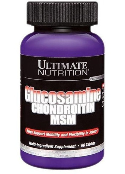 Glucosamine & Chondroitin & MSM 90 Tabs Ultimate Nutrition (256725286)